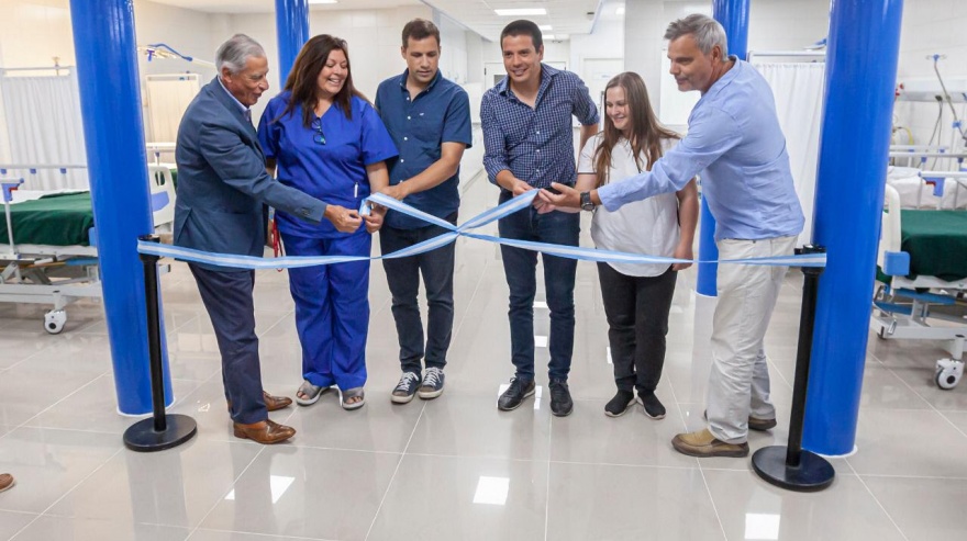 Quedó inaugurado un nuevo sector de guardia del Hospital Municipal de Mar de Ajó