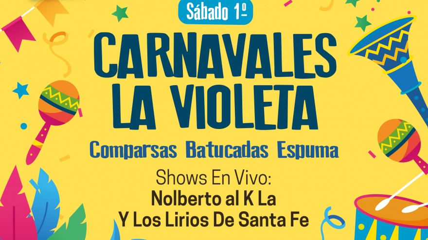 Se vienen los carnavales en La Violeta