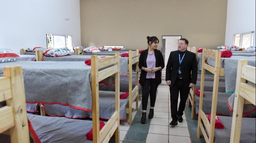La Plata: el municipio abrió un nuevo parador para personas en situación de calle