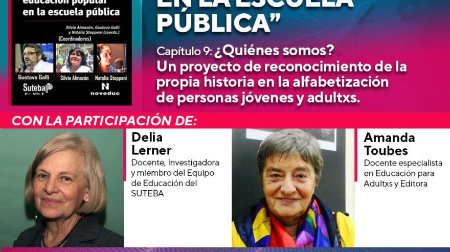 SUTEBA presenta libro "Huellas de la Educación Popular en la Escuela Pública"