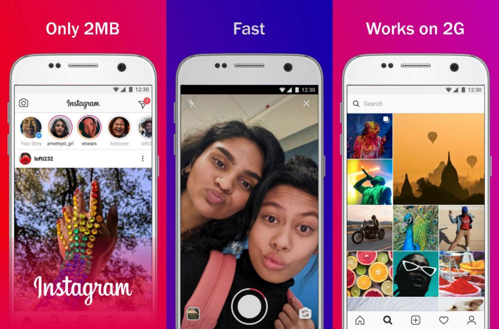 Llegó Instagram Lite, la versión ligera para celulares con poca capacidad