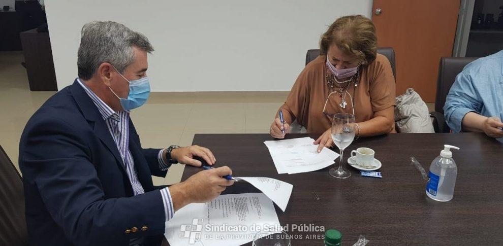 Zubieta y Petrocini firmaron convenio para la implementación del Tramo Pedagógico destinado a docentes del Instituto del SSP