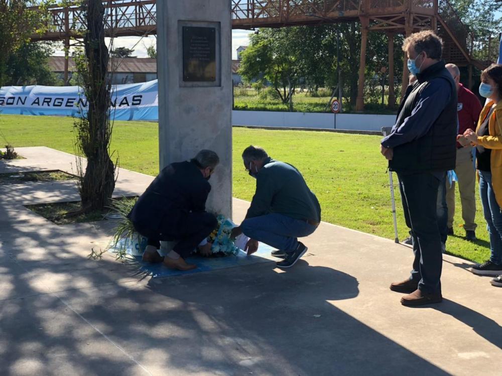 Javier Martínez y Carlos Miguelena recordaron el 39º Aniversario de la Gesta de Malvinas