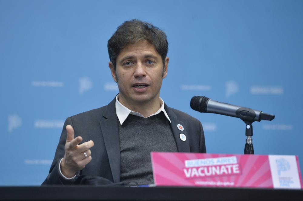 Kicillof anunció vacunación libre para todos los grupos priorizados