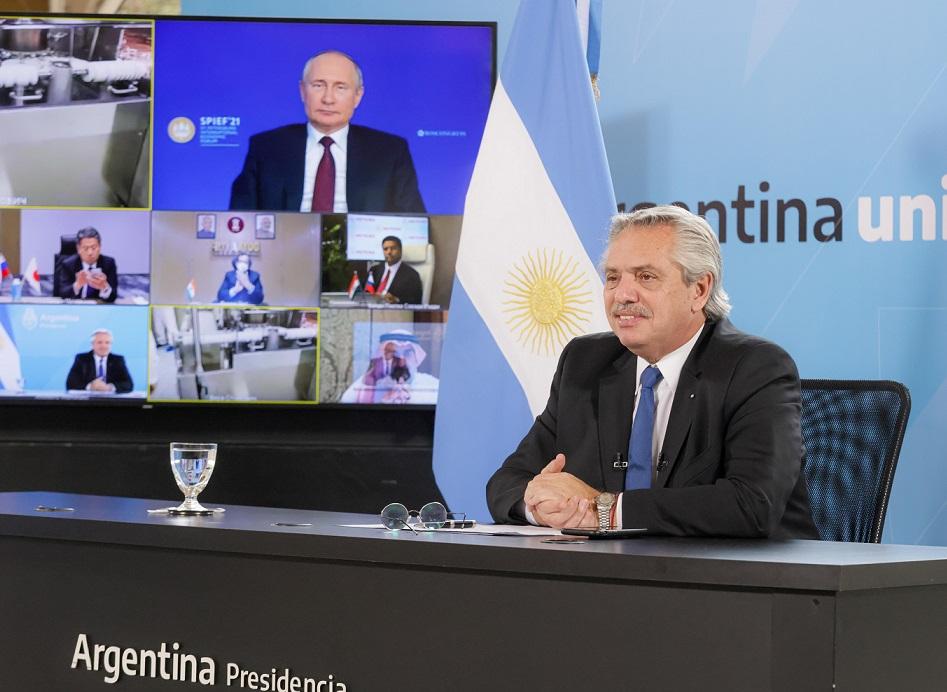 Alberto Fernández y Vladímir Putin anunciaron el inicio de la producción de la vacuna Sputnik V 