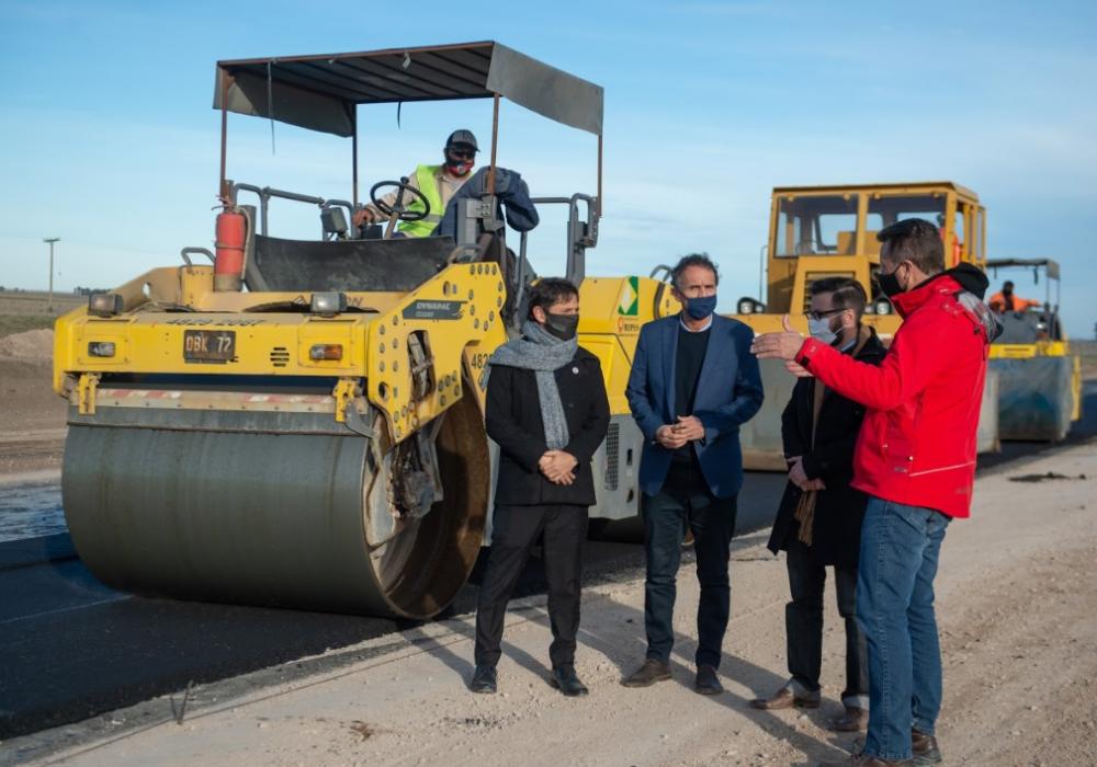 Kicillof anunció nuevas obras sobre la avenida Circunvalación Norte de Bahía Blanca