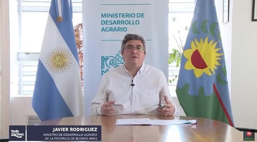 El ministro Rodríguez destacó el crecimiento de la producción lechera bonaerense