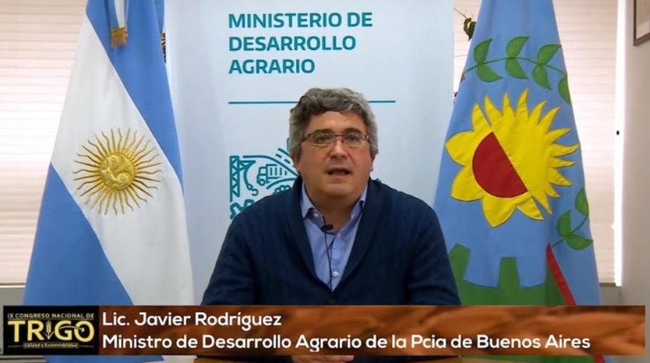 Rodríguez destacó que se espera una "muy buena" campaña de trigo en la Provincia