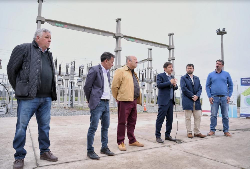 Se puso en marcha la nueva línea de alta tensión que conecta Santa Clara del Mar con Mar del Plata