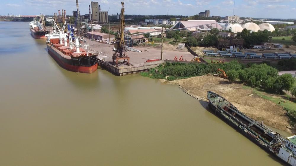 Avanzan obras de infraestructura en los puertos fluviales de San Nicolás y San Pedro