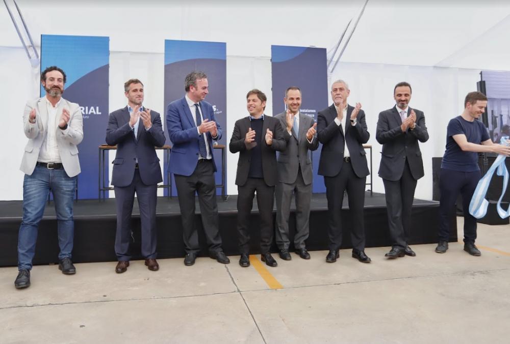 Kicillof participó de la inauguración de una nueva planta del Grupo Rotoplas 
