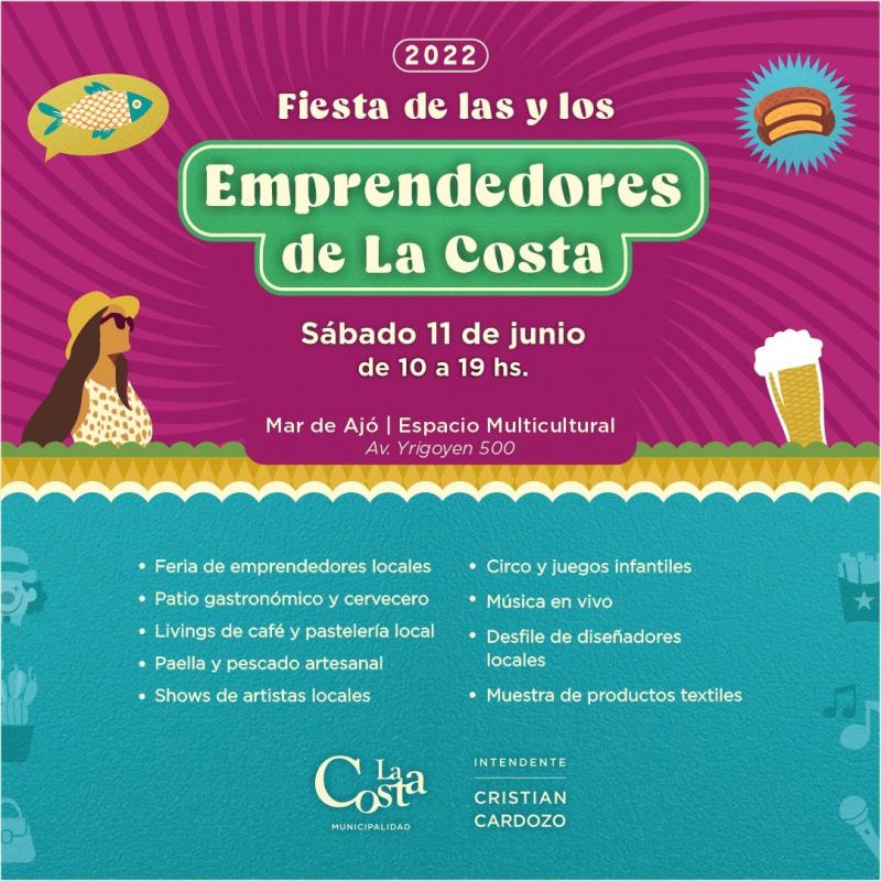Se viene la 2ª edición de la Fiesta de las y los Emprendedores de La Costa