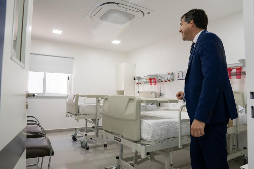 Flexas inauguró la nueva sala de internaciones del hospital municipal