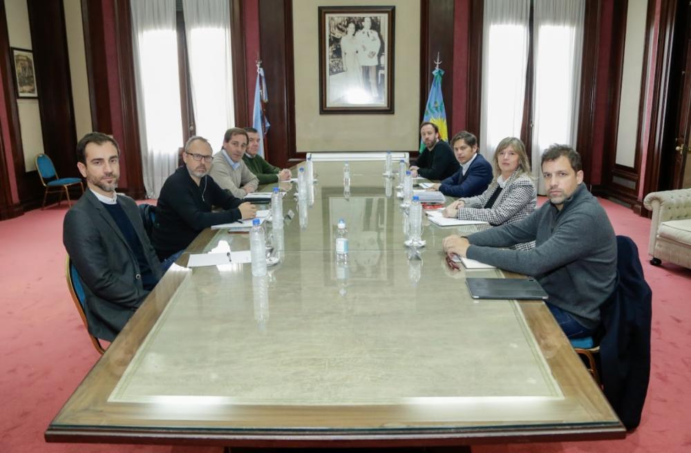 Kicillof realizó una nueva reunión con intendentes en Casa de Gobierno