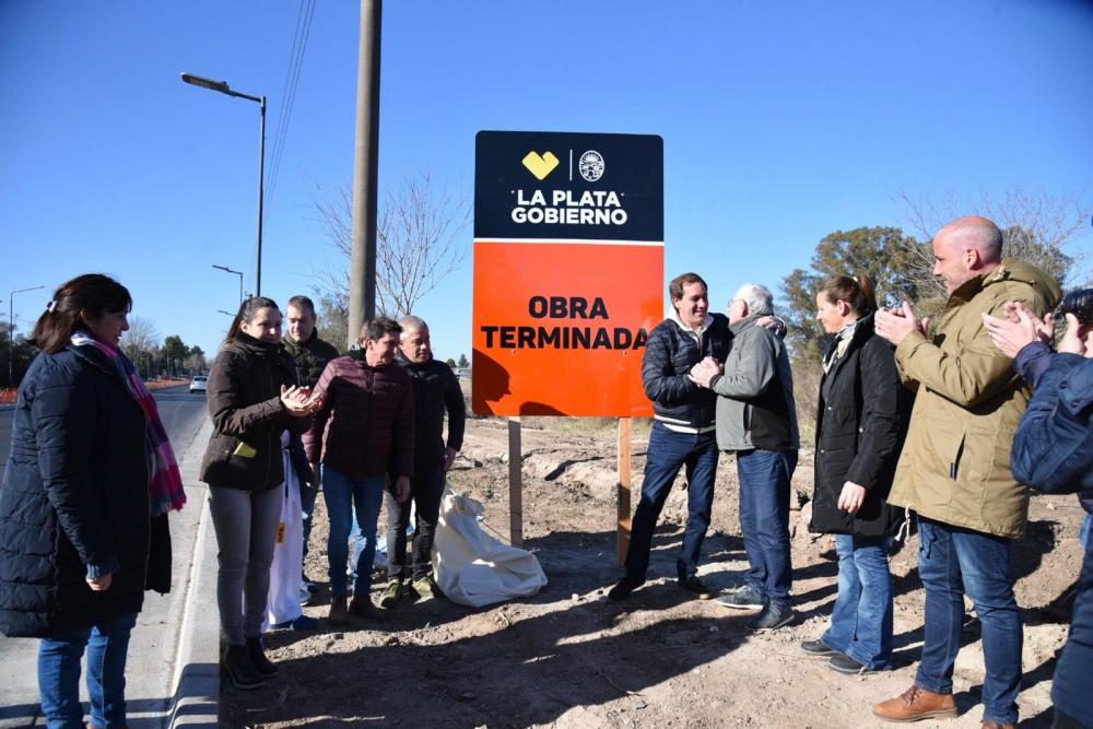 Garro inauguró el ensanche de la Avenida 31 en Hernández