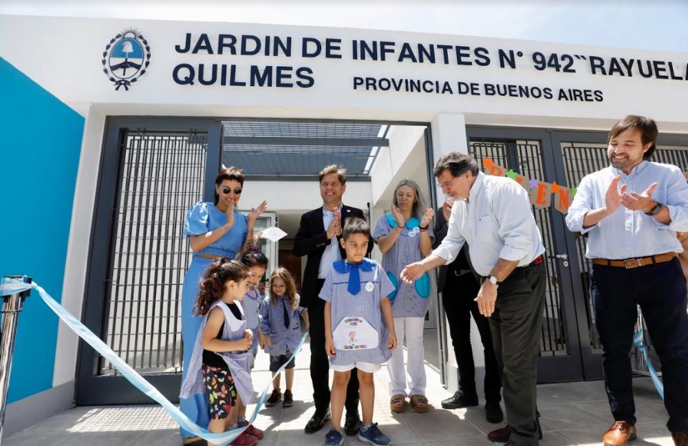 Se inauguraron los edificios de un jardín de infantes y un Centro de Atención Primaria de la Salud