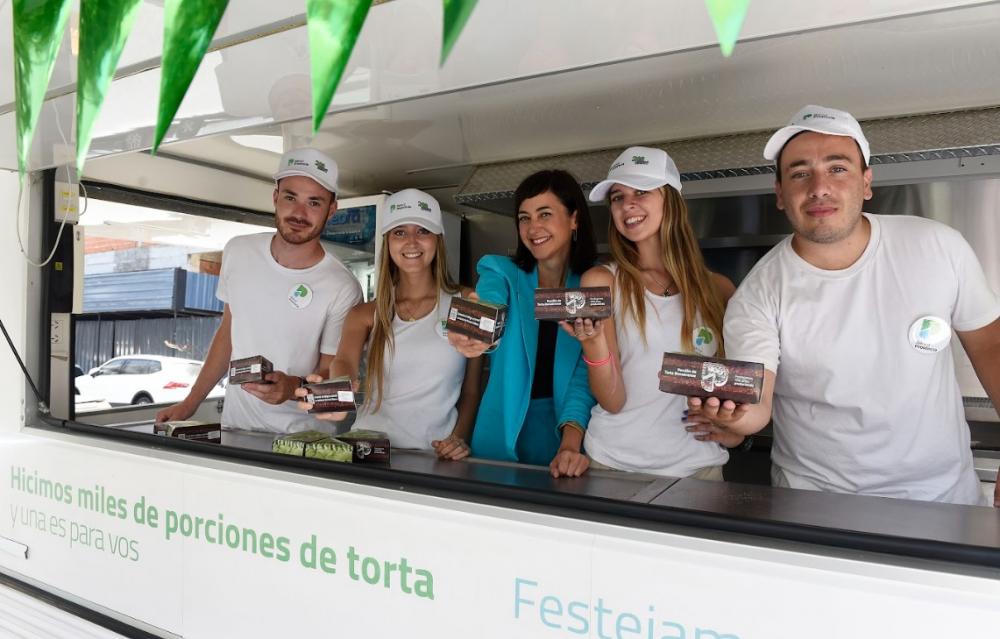 La pastelera Ximena Sáenz presentó la Torta Bonaerense en Mar del Plata