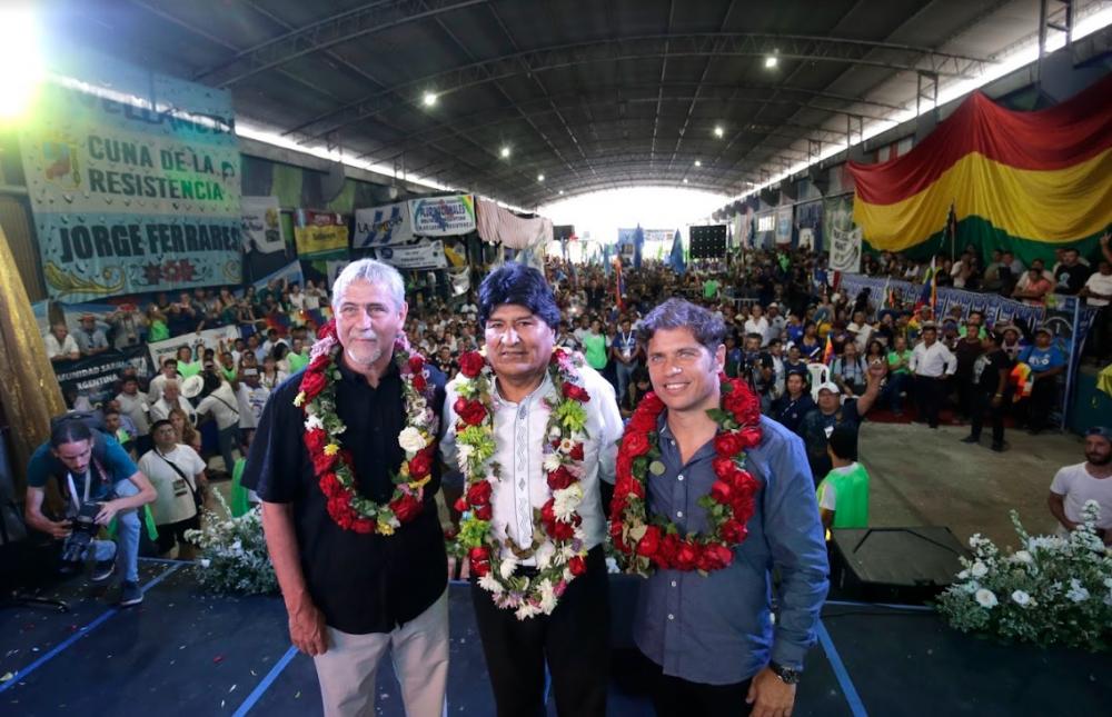 Kicillof participó del acto por el Día del Estado Plurinacional de Bolivia