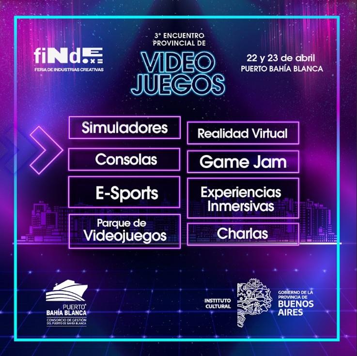 La Provincia organiza el 3er Encuentro Provincial de Videojuegos en Bahía Blanca