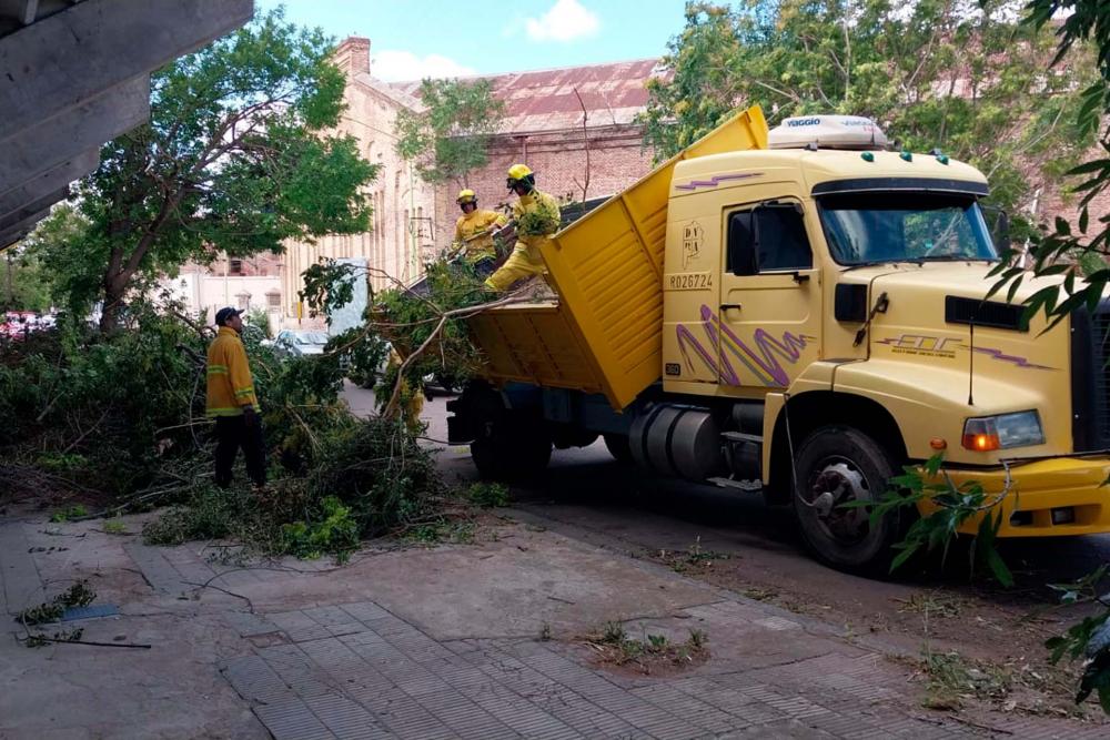La Provincia intensifica su despliegue para dar respuesta a los damnificados por el temporal en Bahía Blanca
