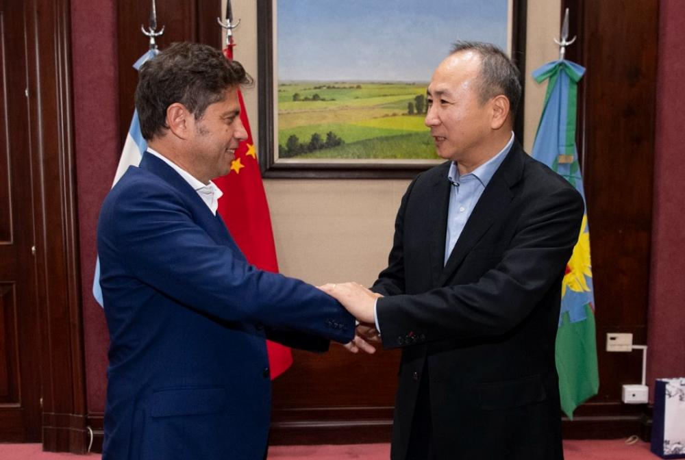 Kicillof recibió al embajador de la República Popular China