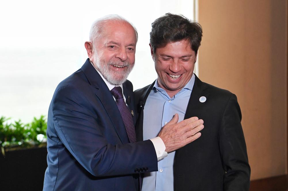 Kicillof se reunió con el presidente Lula da Silva