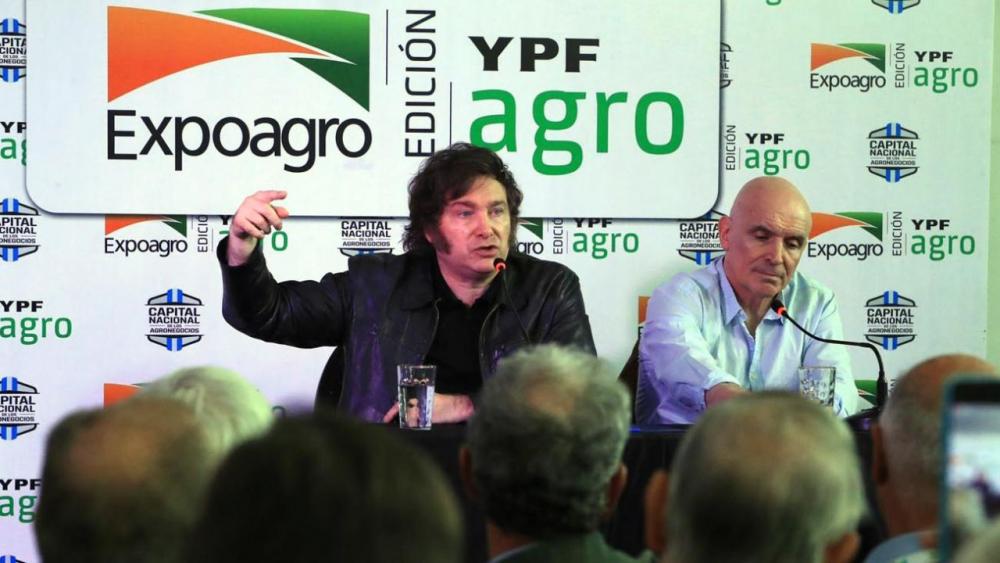 Milei se mostrará con referentes del campo en ExpoAgro