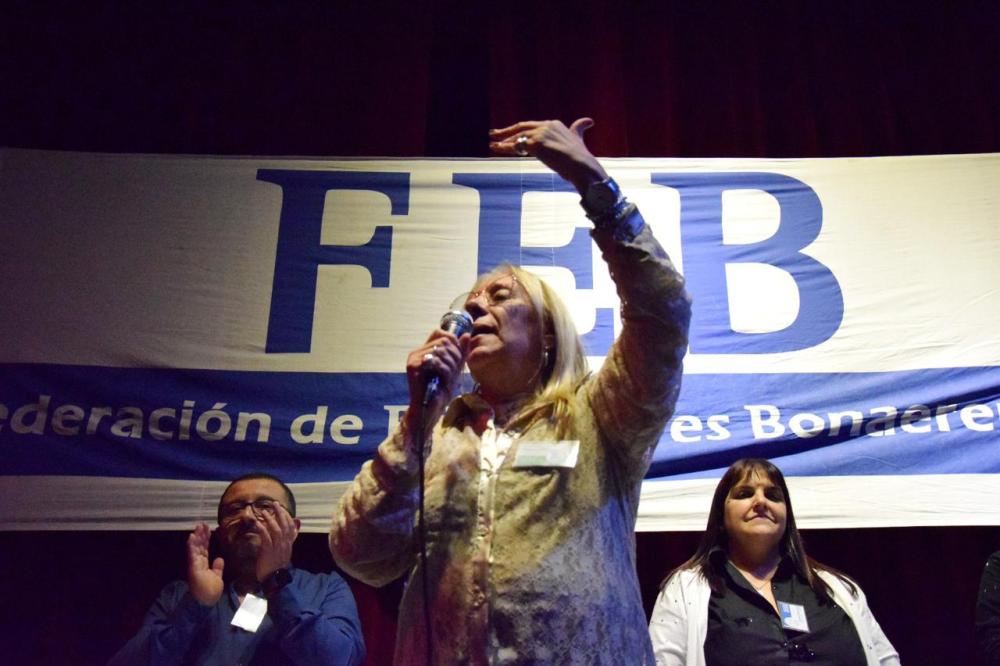 Liliana Olivera fue reelecta y continuará al frente de la FEB por cuatro años más Liliana Olivera fue reelecta y continuará al frente de la FEB por cuatro años más