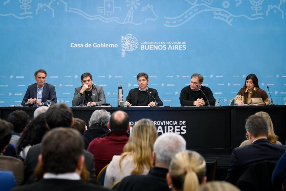 Kicillof presentó el plan de políticas de prevención y mitigación del fenómeno del Súper Niño Kicillof presentó el plan de políticas de prevención y mitigación del fenómeno del Súper Niño