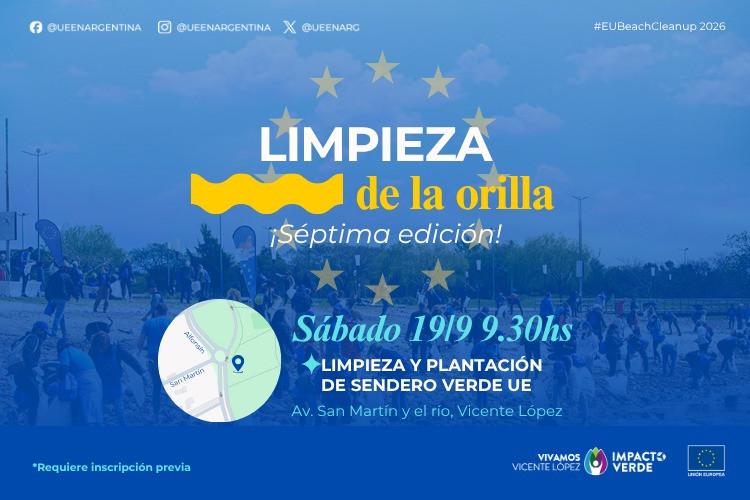 La Unión Europea y Vicente López se unen para una nueva jornada de limpieza de la costa del Río de la Plata La Unión Europea y Vicente López se unen para una nueva jornada de limpieza de la costa del Río de la Plata