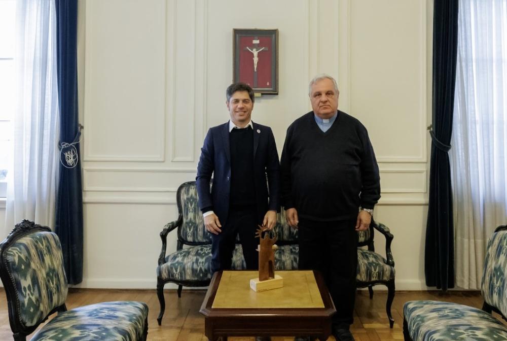 Kicillof se reunió con el presidente de la Conferencia Episcopal Argentina para organizar la visita del Papa León XIV a la Provincia Kicillof se reunió con el presidente de la Conferencia Episcopal Argentina para organizar la visita del Papa León XIV a la Provincia