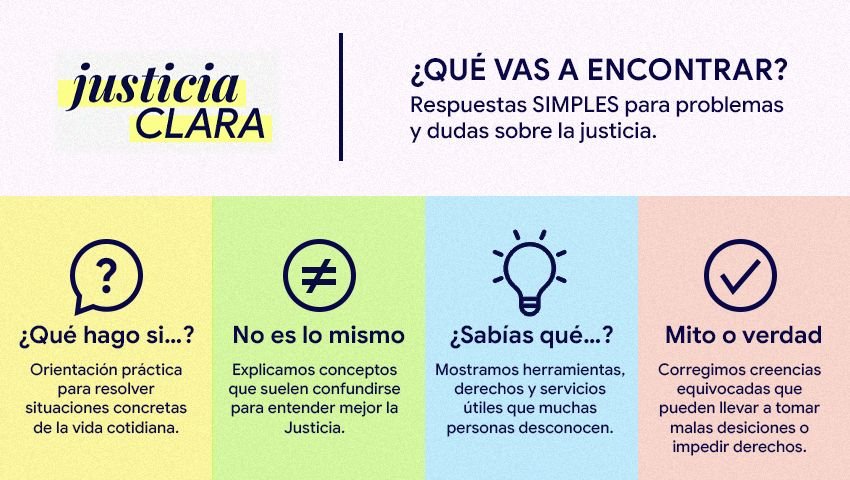 Justicia Clara: la Procuración General lanzó una nueva sección para acercar la Justicia a la ciudadanía Justicia Clara: la Procuración General lanzó una nueva sección para acercar la Justicia a la ciudadanía
