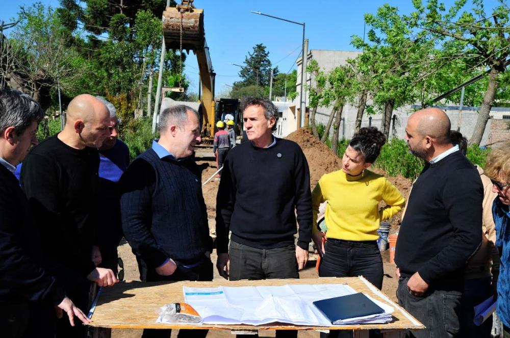 En Alberti, Katopodis recorrió obras hidráulicas y de infraestructura urbana En Alberti, Katopodis recorrió obras hidráulicas y de infraestructura urbana