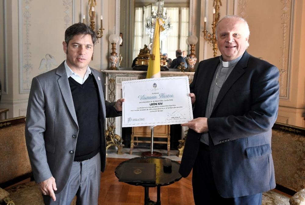 Kicillof se reunió con el nuncio apostólico, Michael Wallace Banach Kicillof se reunió con el nuncio apostólico, Michael Wallace Banach