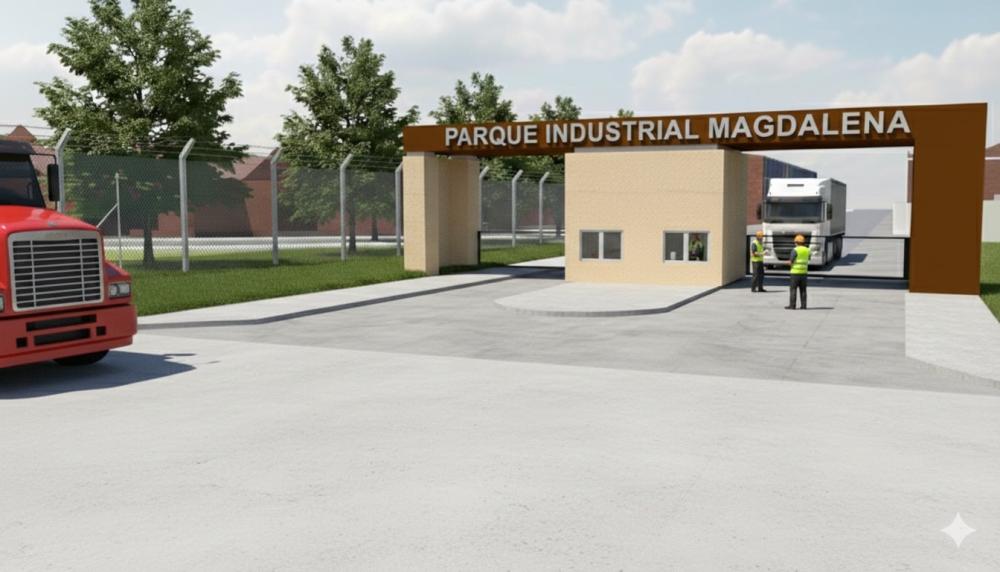 Hourcade impulsa el nuevo Parque Industrial de Magdalena: tierras escrituradas y obras Hourcade impulsa el nuevo Parque Industrial de Magdalena: tierras escrituradas y obras