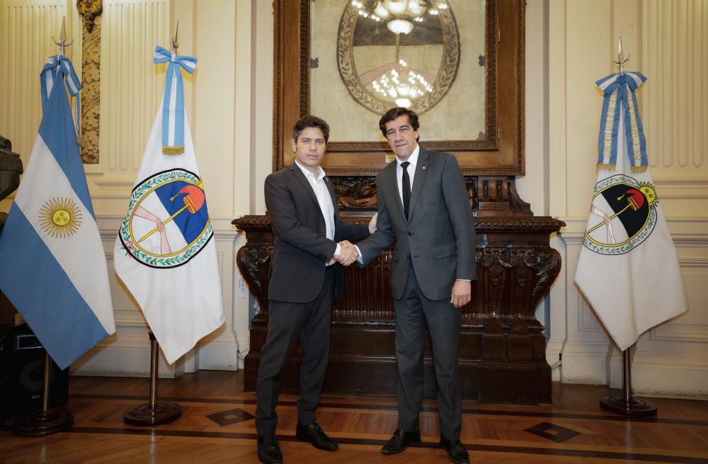 Kicillof firmó un convenio de colaboración con el gobernador de Jujuy, Carlos Sadir Kicillof firmó un convenio de colaboración con el gobernador de Jujuy, Carlos Sadir